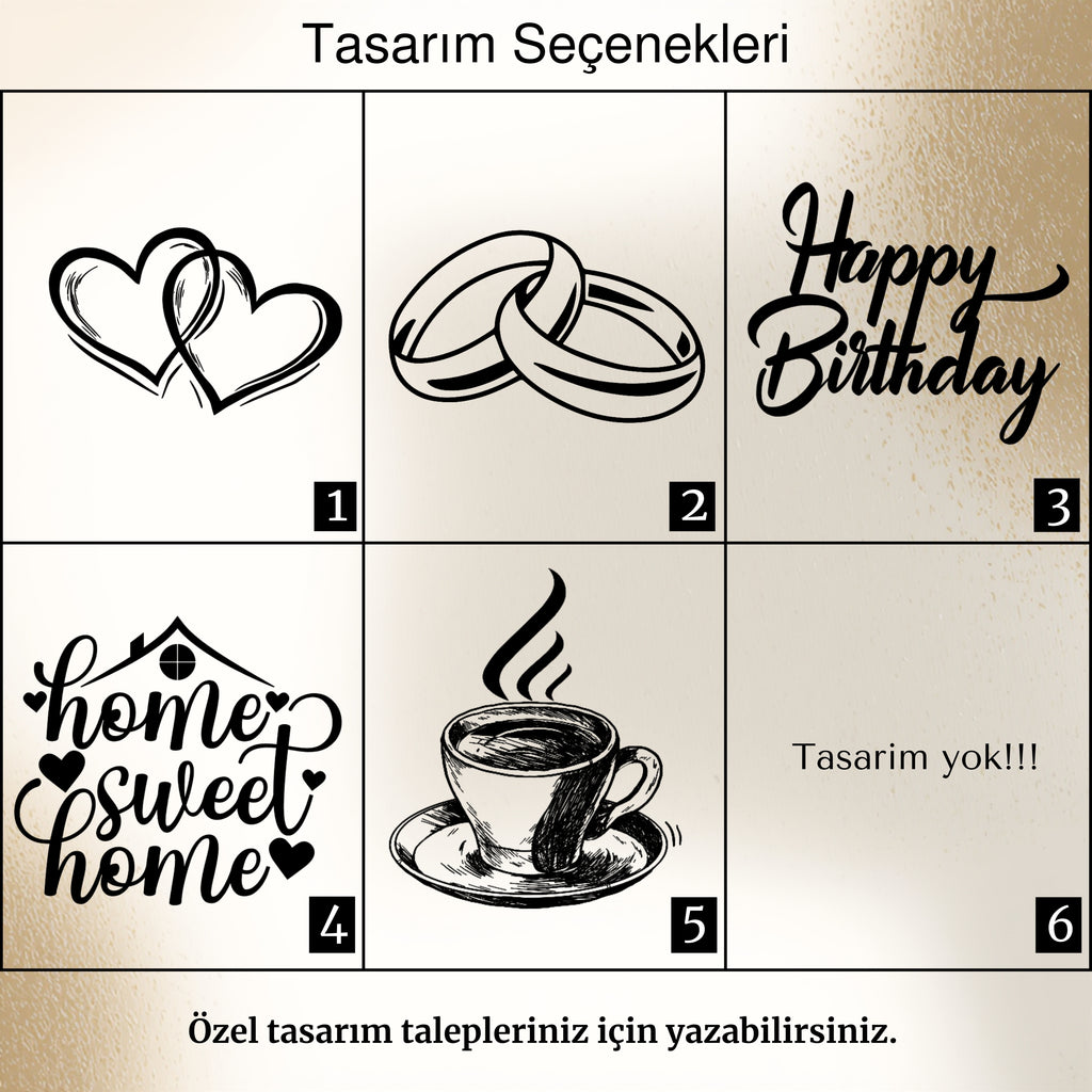 Kişiye Özel Turkuaz Epoksi Okyanus Dalga Hediyelik Sunum Tahtası Seti