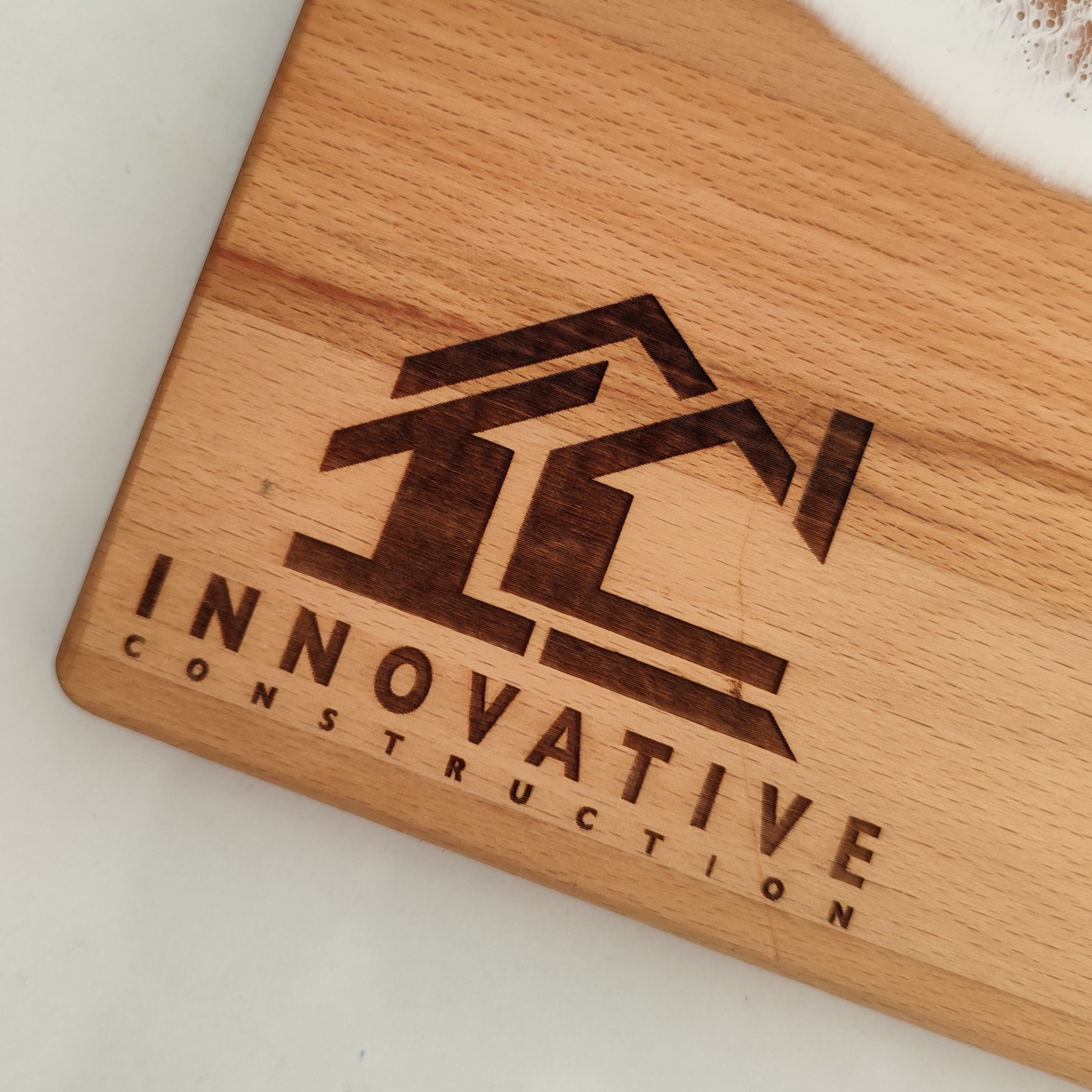 Kurumsal Logolu Ahşap Epoksi Ocean Tasarım Özel Üretim Kurumsal Hediye